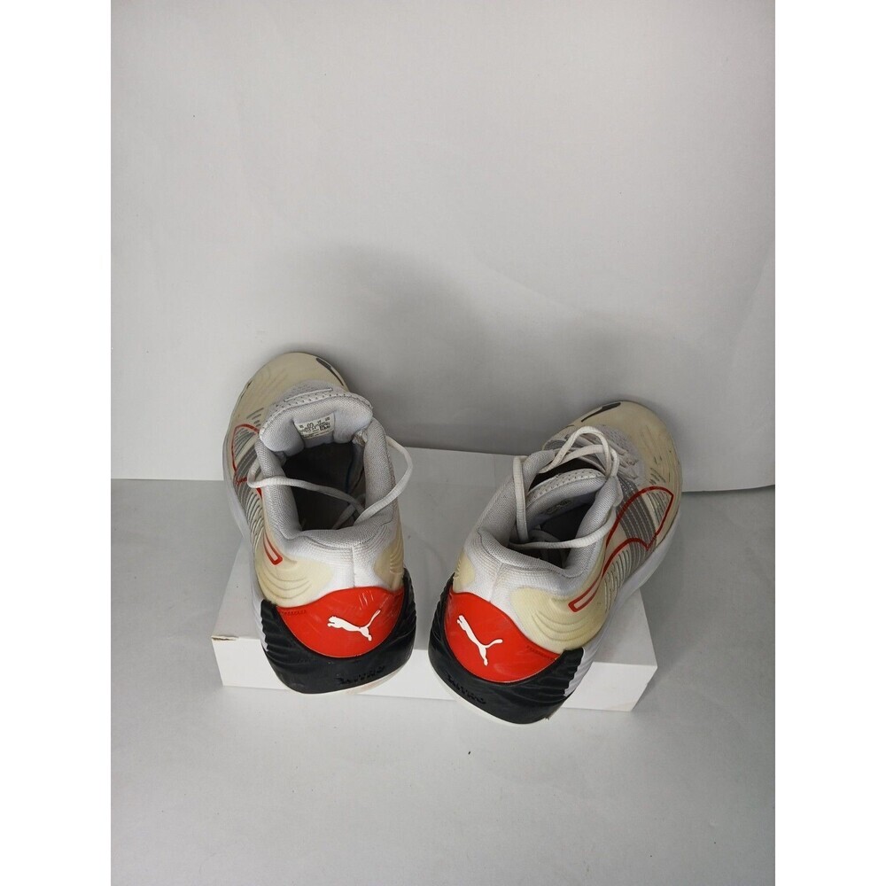 Puma Fusion Nitro Team BasketballShoesWhite Gra RedMen'sSize 11 AthleticSneakers - Picture 4 of 7